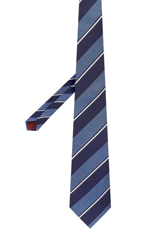 Шелковый галстук Canali 18/HJ04578 Синий  18/HJ04578 Фото 3