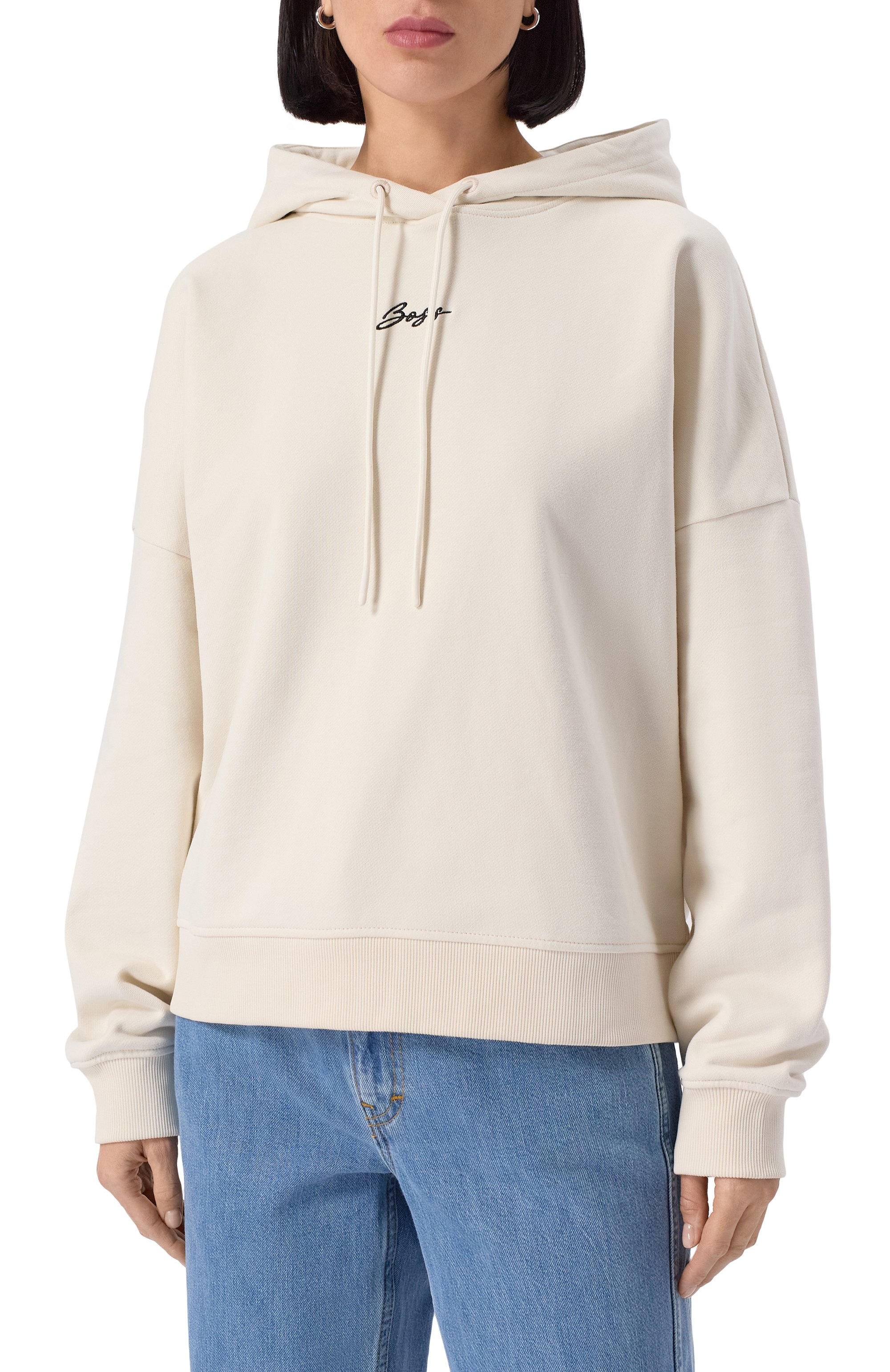 Хлопковое худи BOSS ORANGE, арт. 50547572, фото 3