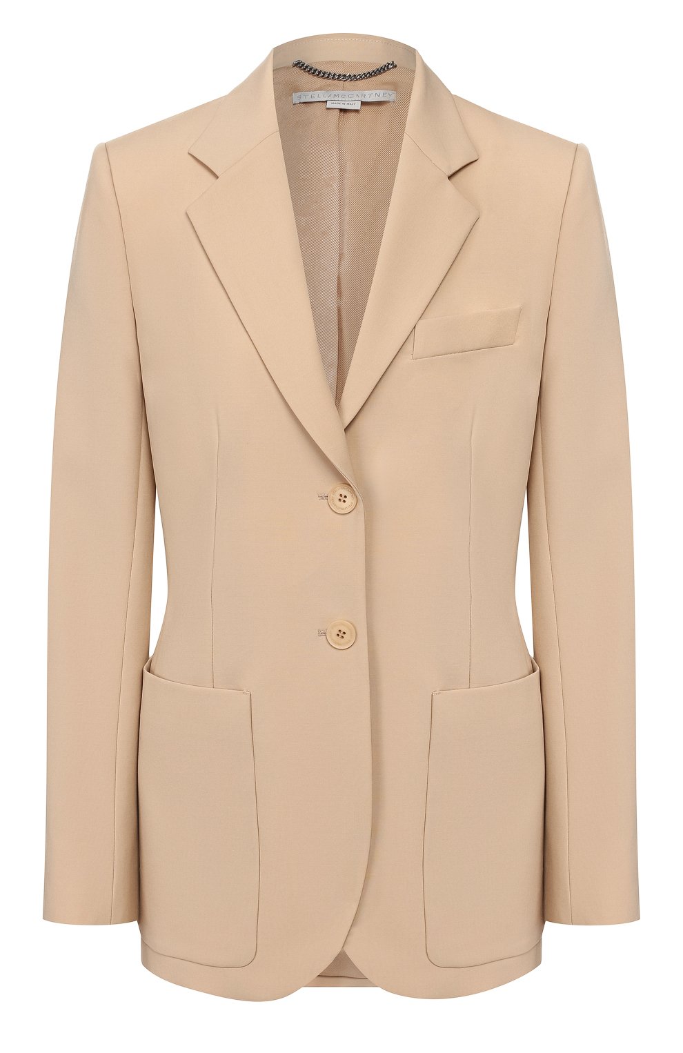 Шерстяной жакет STELLA MCCARTNEY бежевого цвета по цене 127500 руб., арт. 601103/S0A41, фото 1 Шерстяной жакет STELLA MCCARTNEY, арт. 601103/S0A41, фото 1