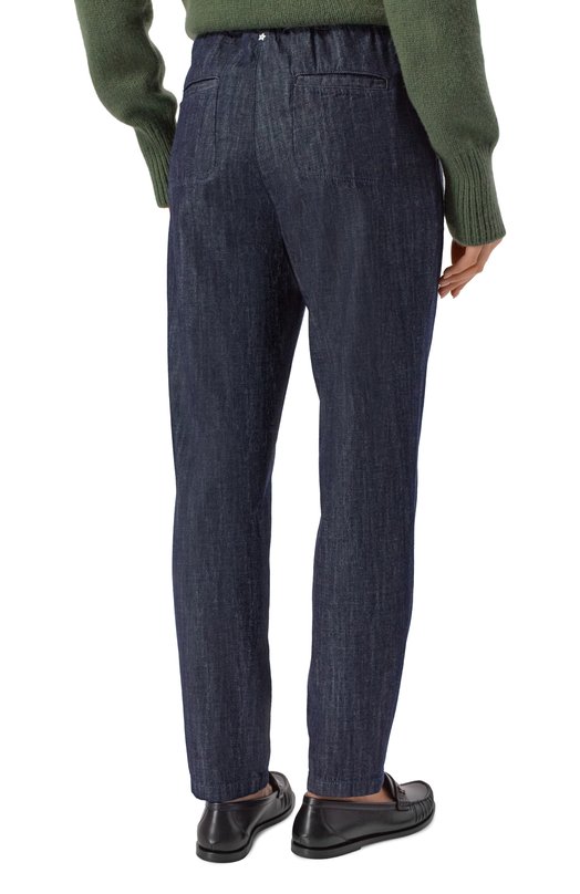 Хлопковые брюки Lorena Antoniazzi P2648PA80D/9955 Синий  P2648PA80D/9955 Фото 4