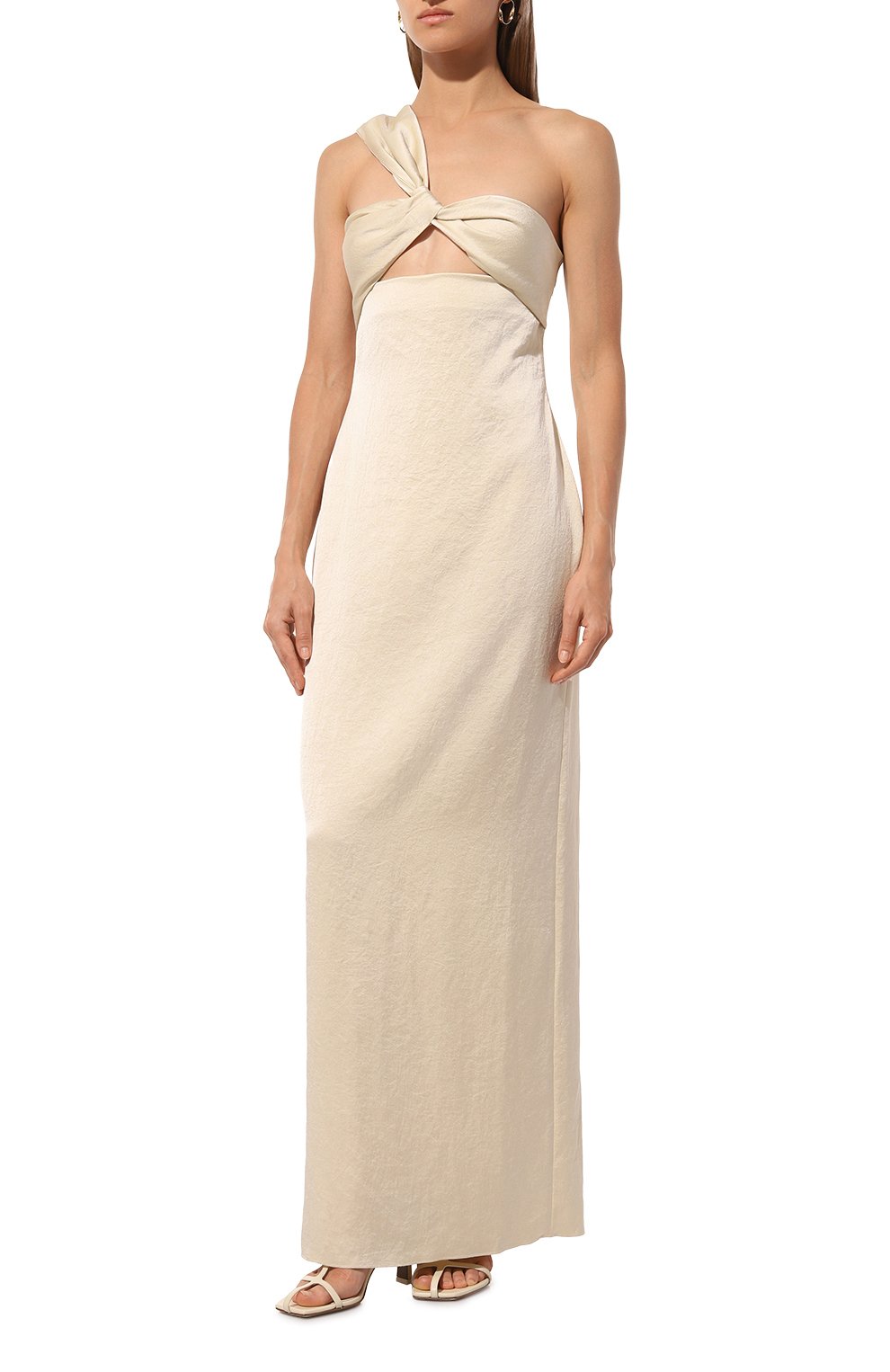 Платье NANUSHKA кремового цвета по цене 83350 руб., арт. NW24RSDR02471, фото 3 Платье NANUSHKA, арт. NW24RSDR02471, фото 3