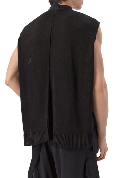 Комбинированная рубашка ISABEL BENENATO черного цвета по цене 75300 руб., арт. UW62S26, фото 4 Комбинированная рубашка ISABEL BENENATO, арт. UW62S26, фото 4