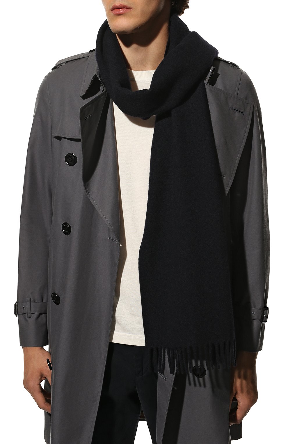 Шарф из шерсти и кашемира BOSS, арт. 50478747, фото 2