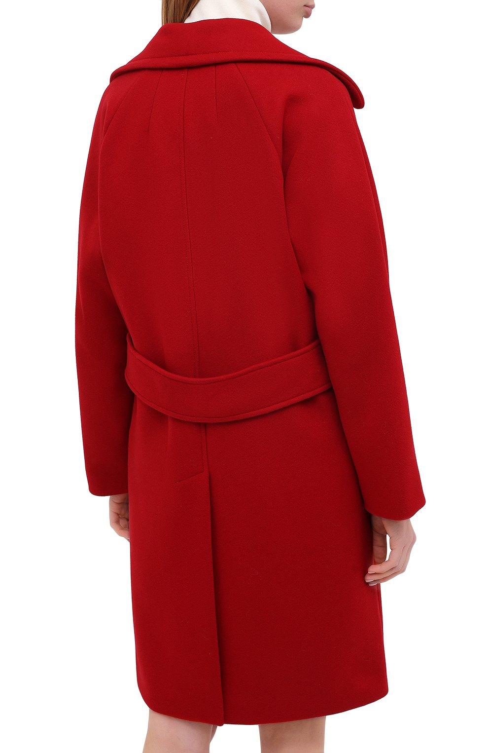 Пальто REDVALENTINO красного цвета по цене 79950 руб., арт. UR0CAC40/497, фото 4 Пальто REDVALENTINO, арт. UR0CAC40/497, фото 4