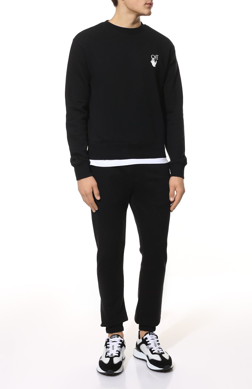 Хлопковые джоггеры RTA, арт. MF21-A213-0135BLACK, фото 2