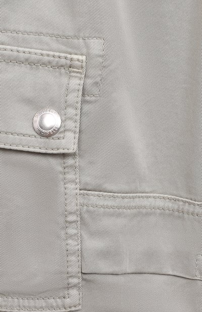 Хлопковые брюки-карго BRUNELLO CUCINELLI хаки цвета по цене 41700 руб., арт. B289LP102B, фото 3 Хлопковые брюки-карго BRUNELLO CUCINELLI, арт. B289LP102B, фото 3