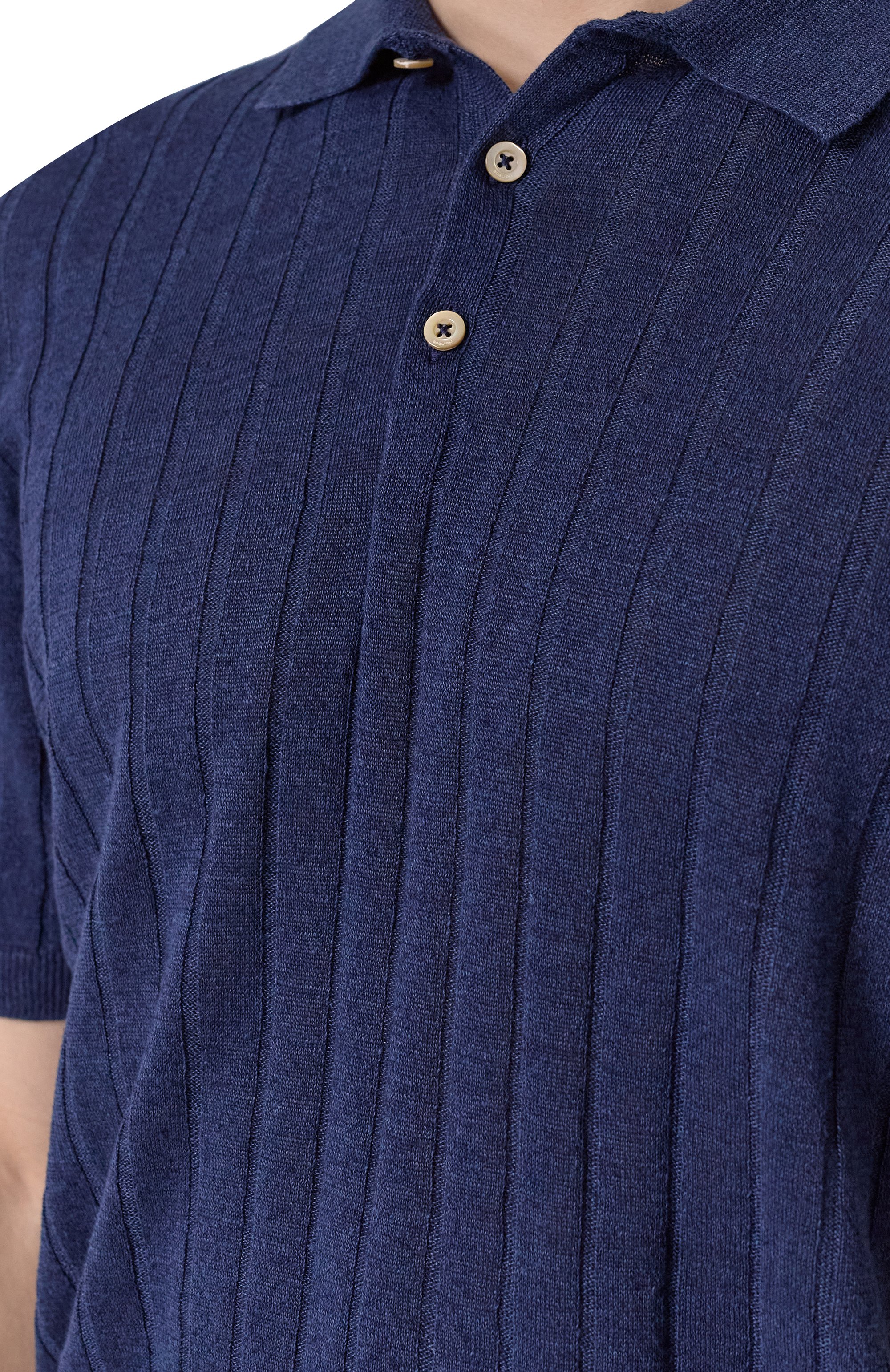 Поло изо льна и хлопка BOGLIOLI, арт. 91303/SB5808, фото 5