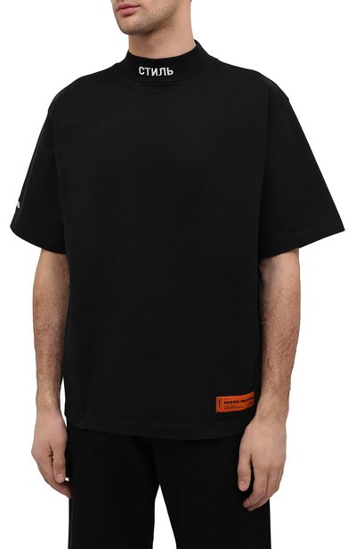 Хлопковая футболка HERON PRESTON, арт. HMAA021R21JER0011001, фото 3