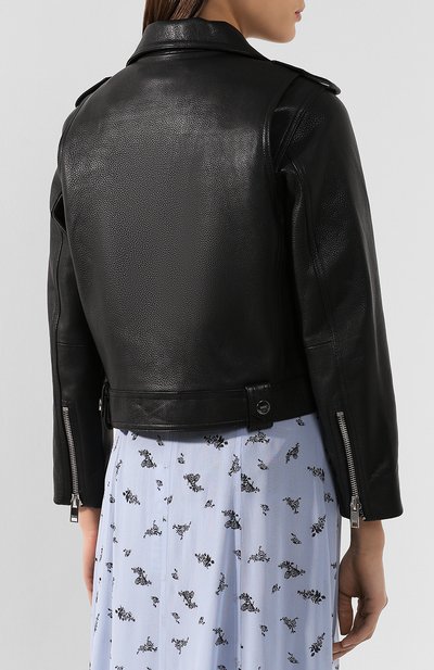 Кожаная куртка GANNI, арт. F4827, фото 4