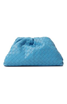 Женский клатч pouch BOTTEGA VENETA синего цвета, арт. 576175/VCPP0 | Фото 6 (Материал: Натуральная кожа; Региональные ограничения белый список (Axapta Mercury): RU; Материал сплава: Проставлено; Женское Кросс-КТ: Клатч-клатчи; Драгоценные камни: Проставлено; Размер: large)