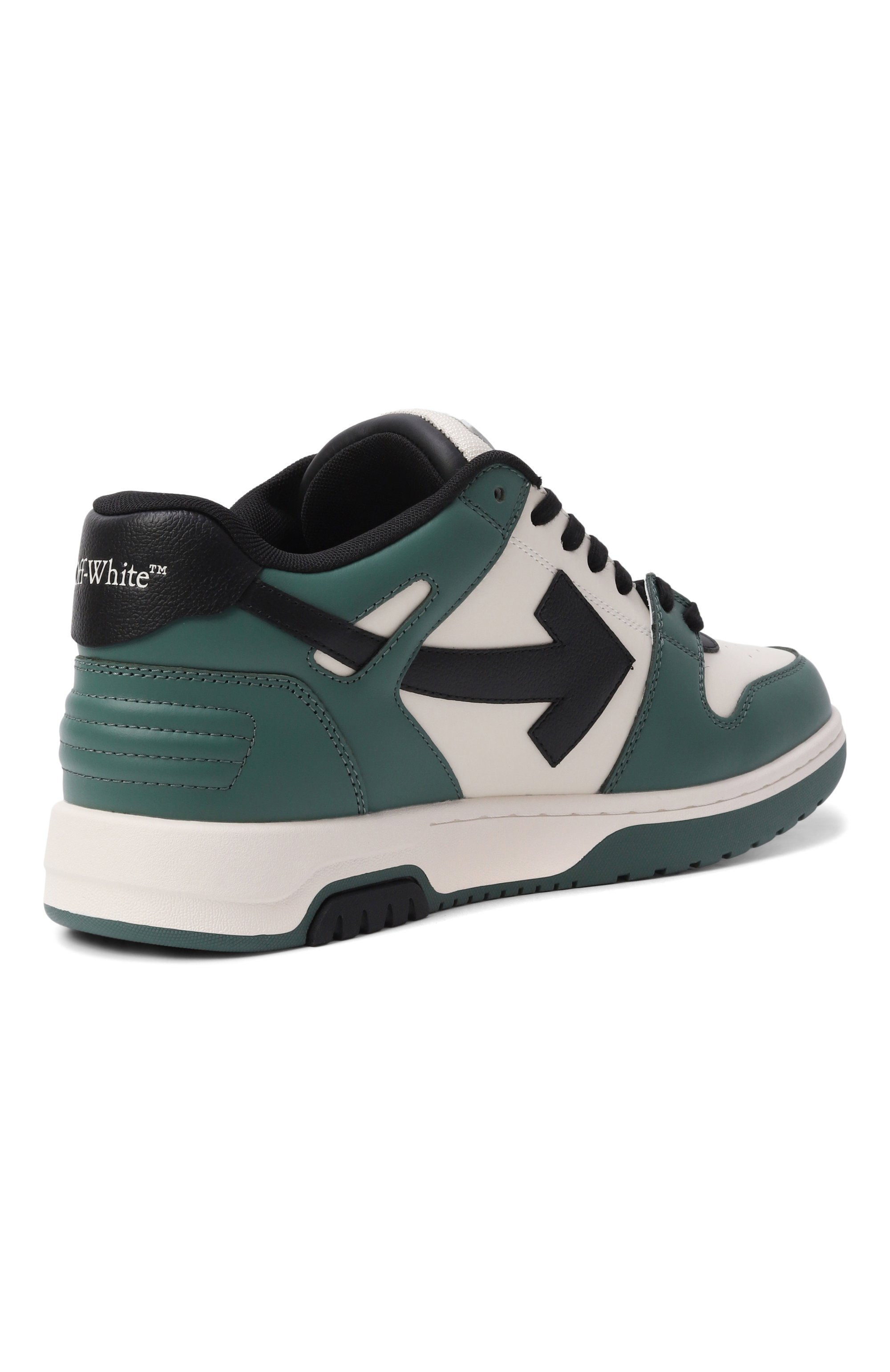 Кожаные кеды out of office OFF-WHITE, арт. 0MIA189F25LEA003, фото 5