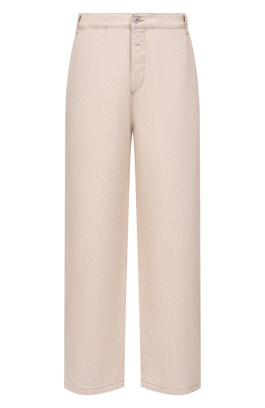 Хлопковые брюки Jacquemus 26EPAM00550/AD00044 Бежевый 26EPAM00550/AD00044
