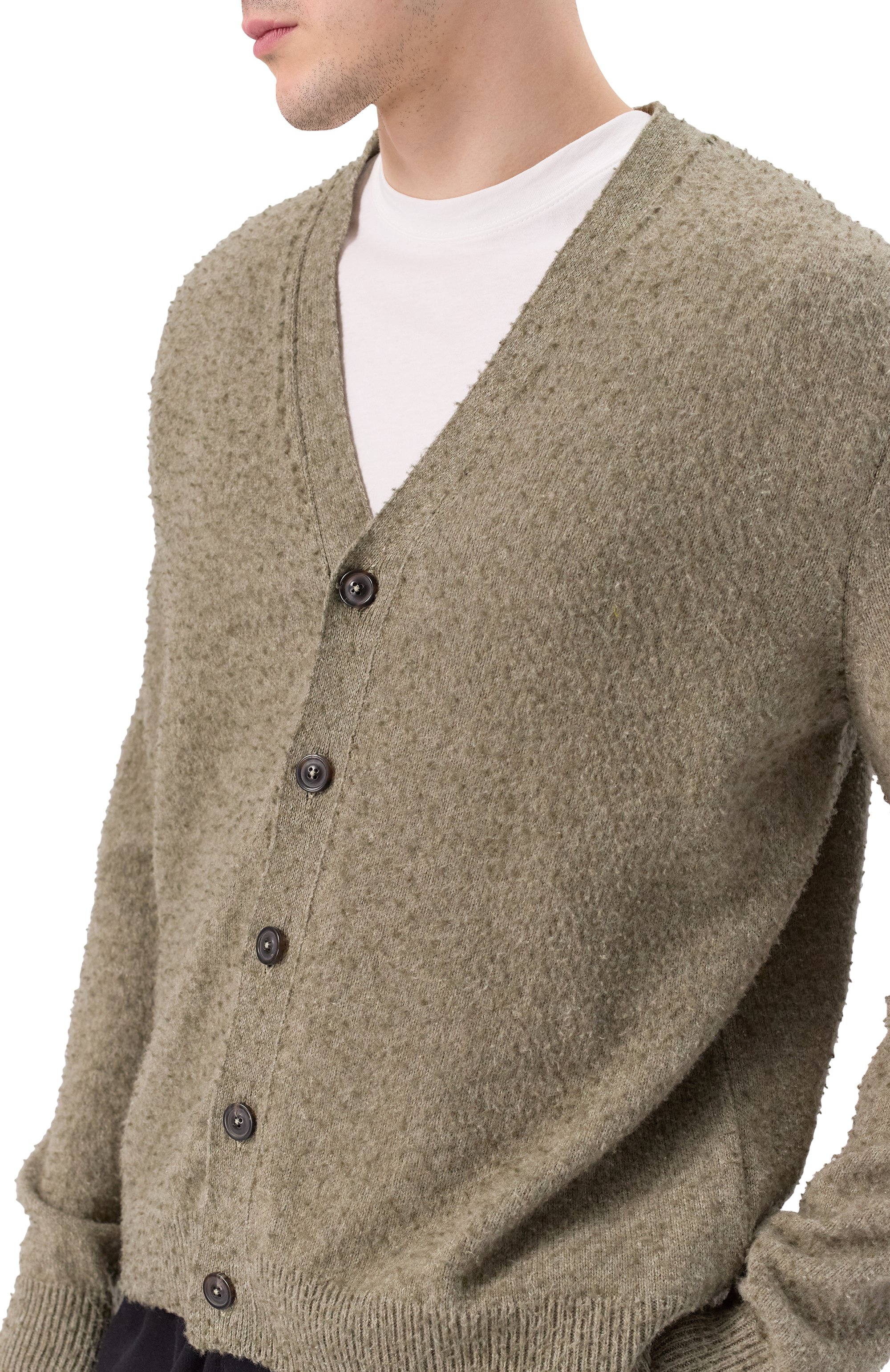 Кардиган из шерсти и хлопка MAISON MARGIELA, арт. S50HP0019/M13108, фото 5