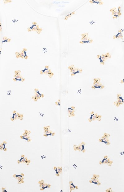 Хлопковый комбинезон RALPH LAUREN, арт. 320682715, фото 3