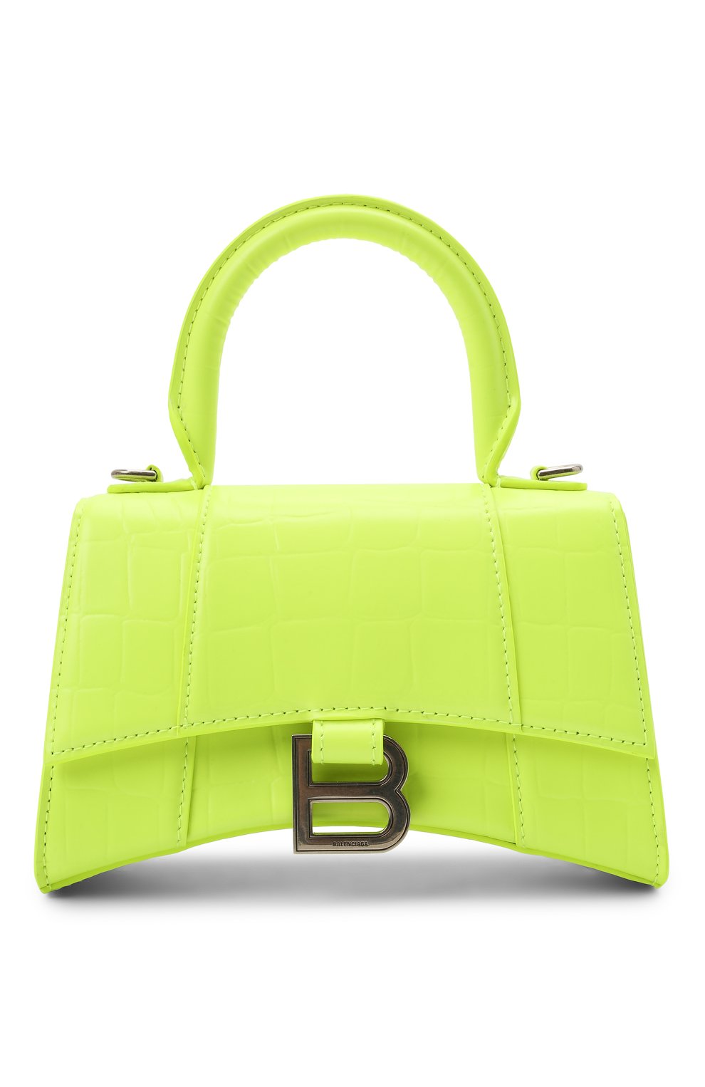 Сумка hourglass xs BALENCIAGA зеленого цвета по цене 226000 руб., арт. 592833/15VDY, фото 1 Сумка hourglass xs BALENCIAGA, арт. 592833/15VDY, фото 1