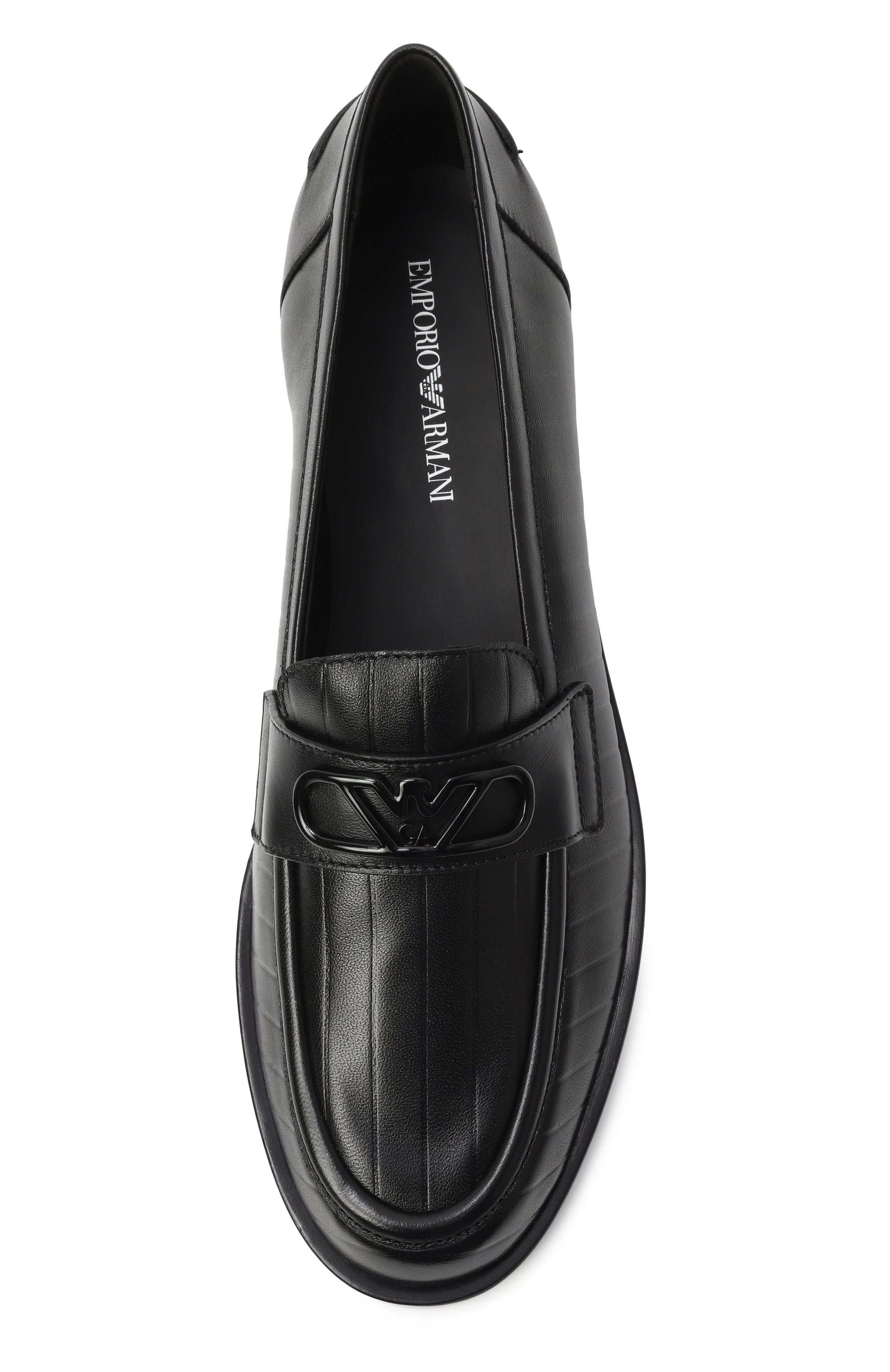 Кожаные лоферы EMPORIO ARMANI, арт. EW002917/AF17503, фото 6