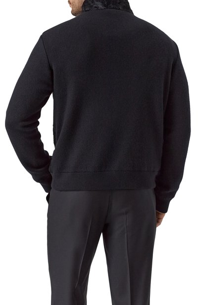 Кардиган с отделкой из свакары MVST, арт. FTRECK-ES4440SW BS, фото 4