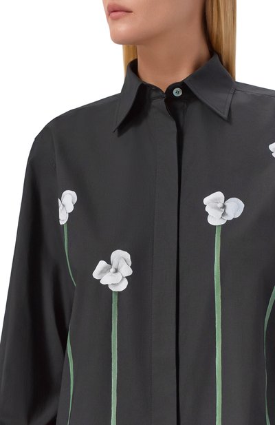 Хлопковая рубашка MOSCHINO, арт. A0221/0431, фото 5