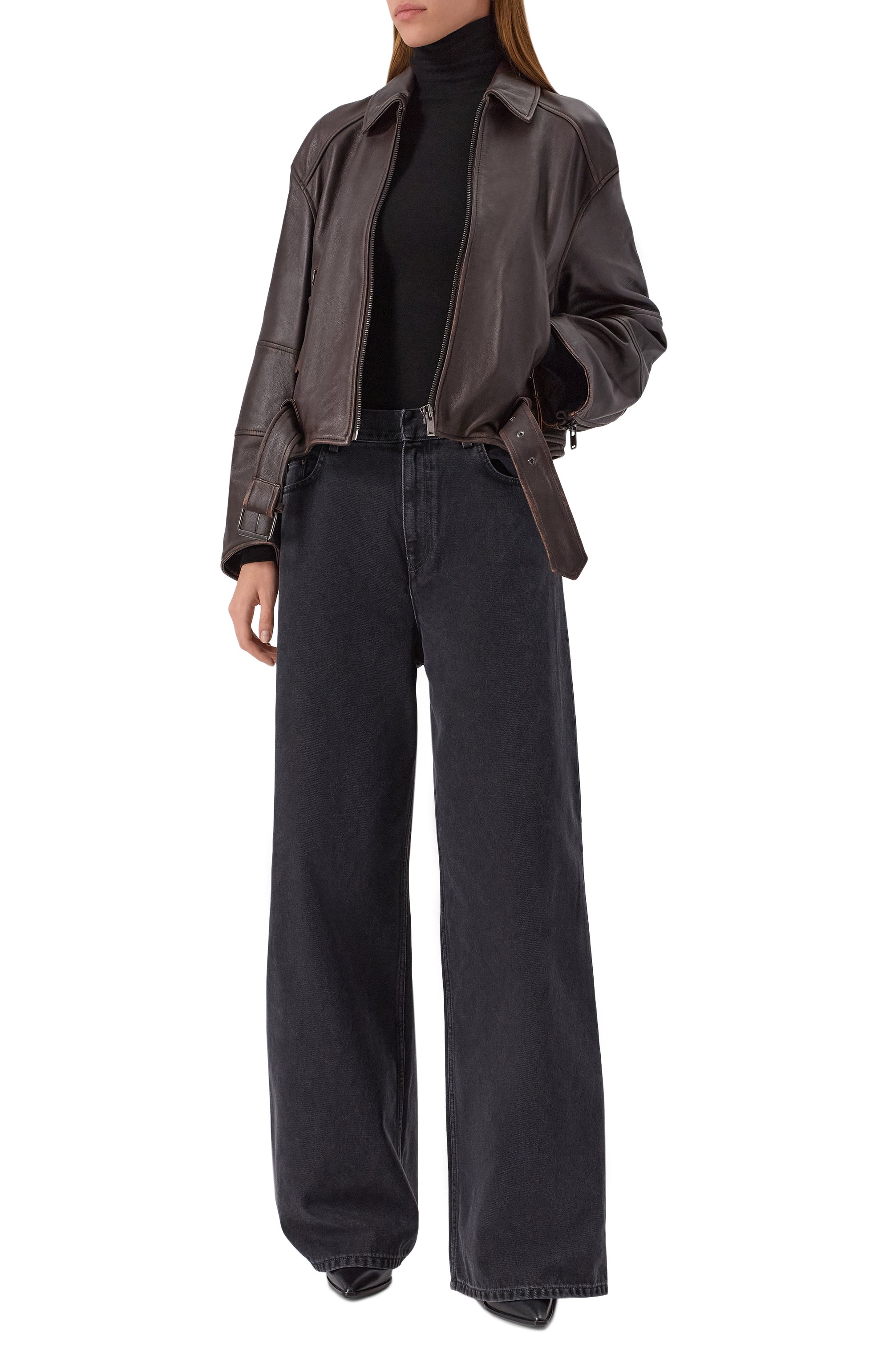 Кожаная куртка WEEKEND MAX MARA, арт. EGIZI0, фото 2