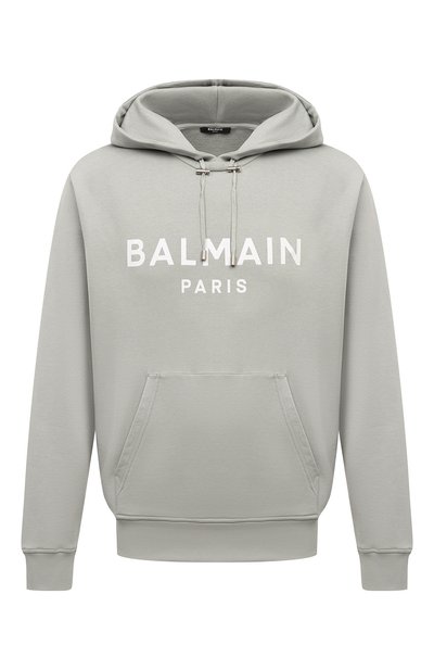 Мужской хлопковое худи BALMAIN, арт. DH1JR002/BB65