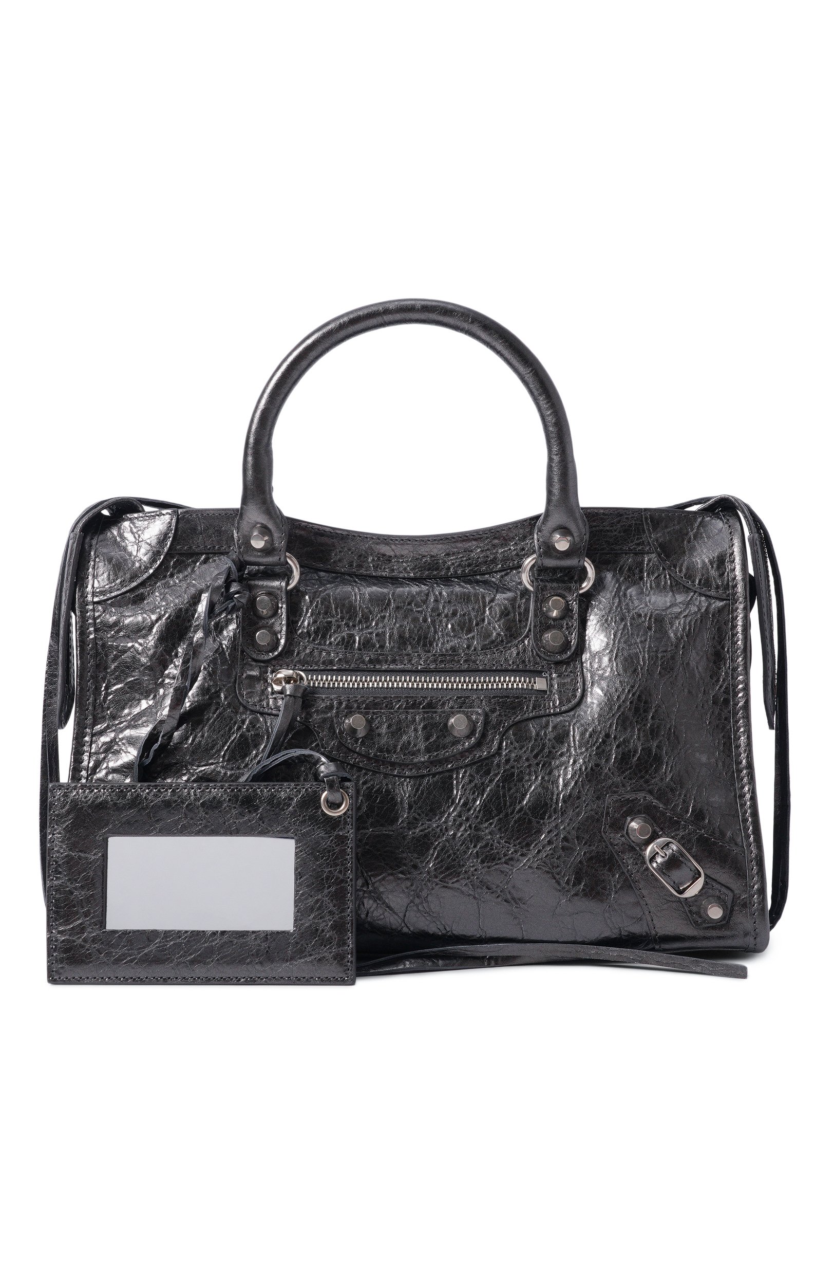 Сумка le city small BALENCIAGA темно-серого цвета по цене 357500 руб., арт. 865762/2AB4V, фото 7 Сумка le city small BALENCIAGA, арт. 865762/2AB4V, фото 7