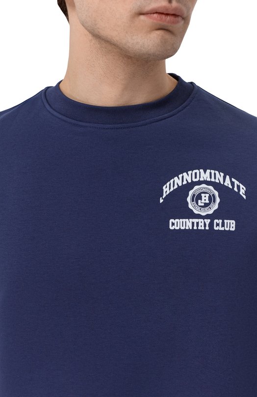 Хлопковый свитшот HINNOMINATE HMABM01560 Синий  HMABM01560 Фото 5