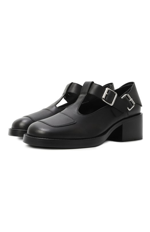 Кожаные туфли Freja Ann Demeulemeester B0013376/LT177 Чёрный B0013376/LT177