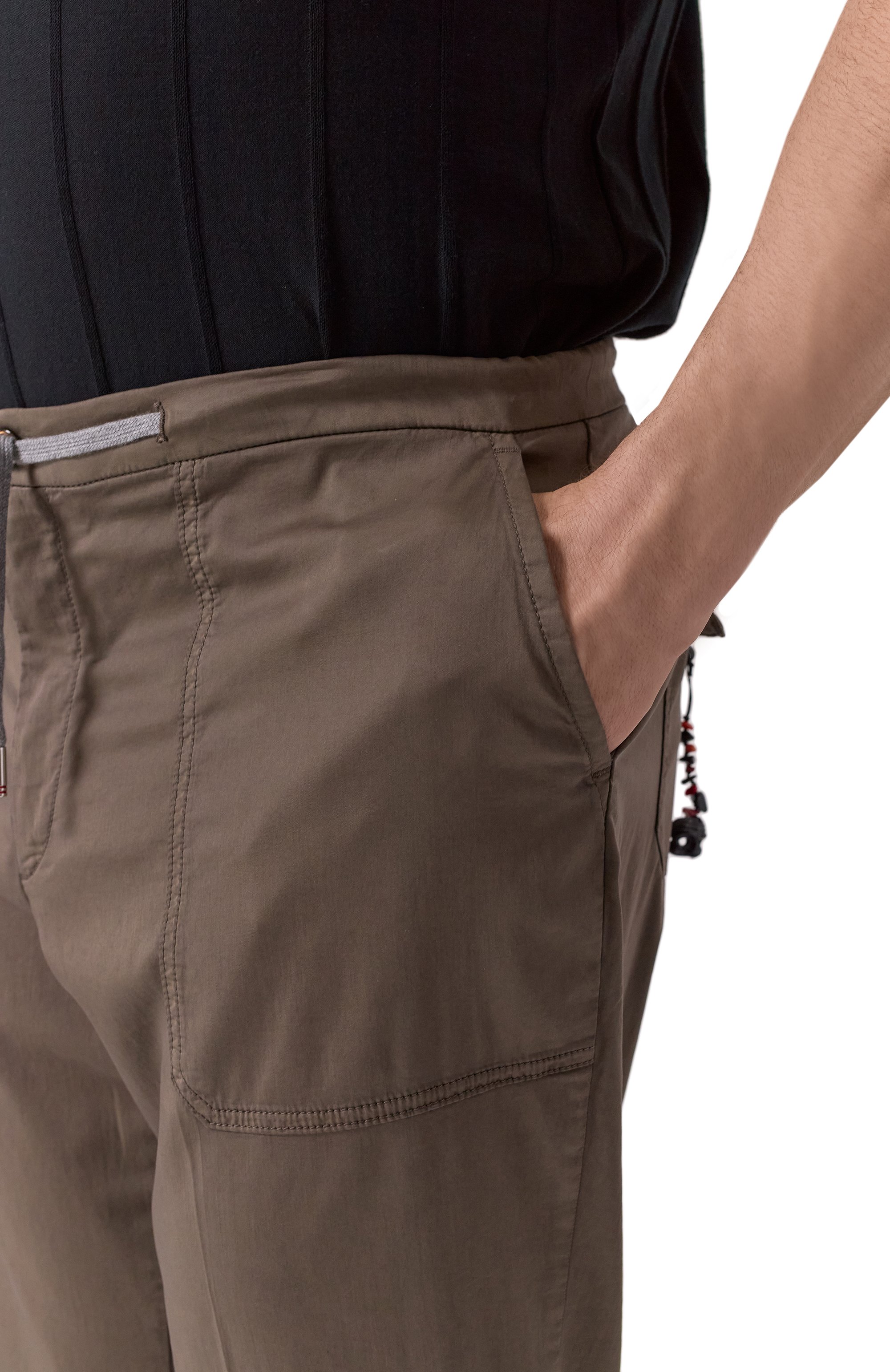 Брюки из хлопка и шелка MARCO PESCAROLO, арт. BAIA/5109, фото 5