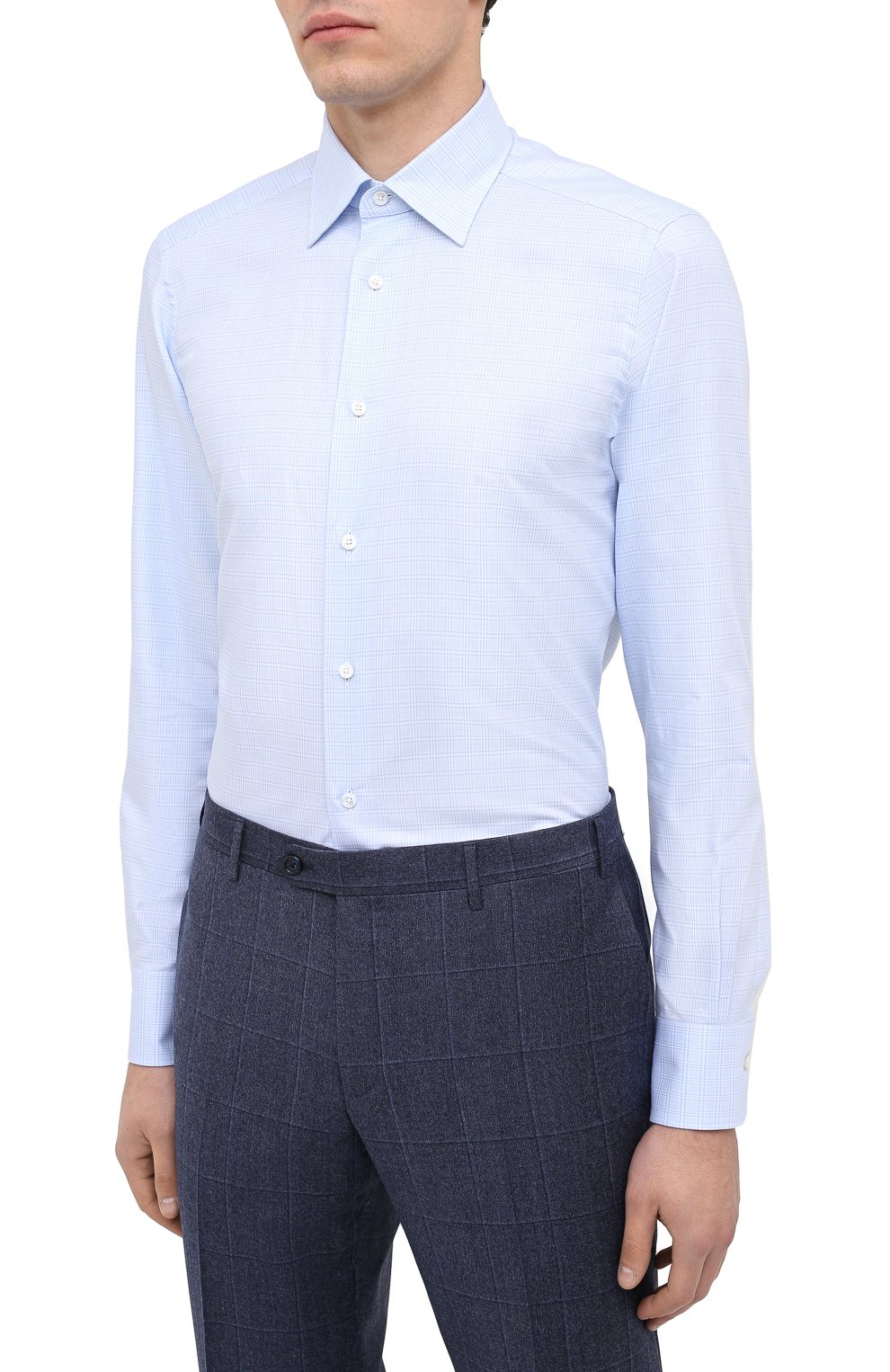 Хлопковая сорочка ZEGNA, арт. 801420/9MS0PA, фото 3