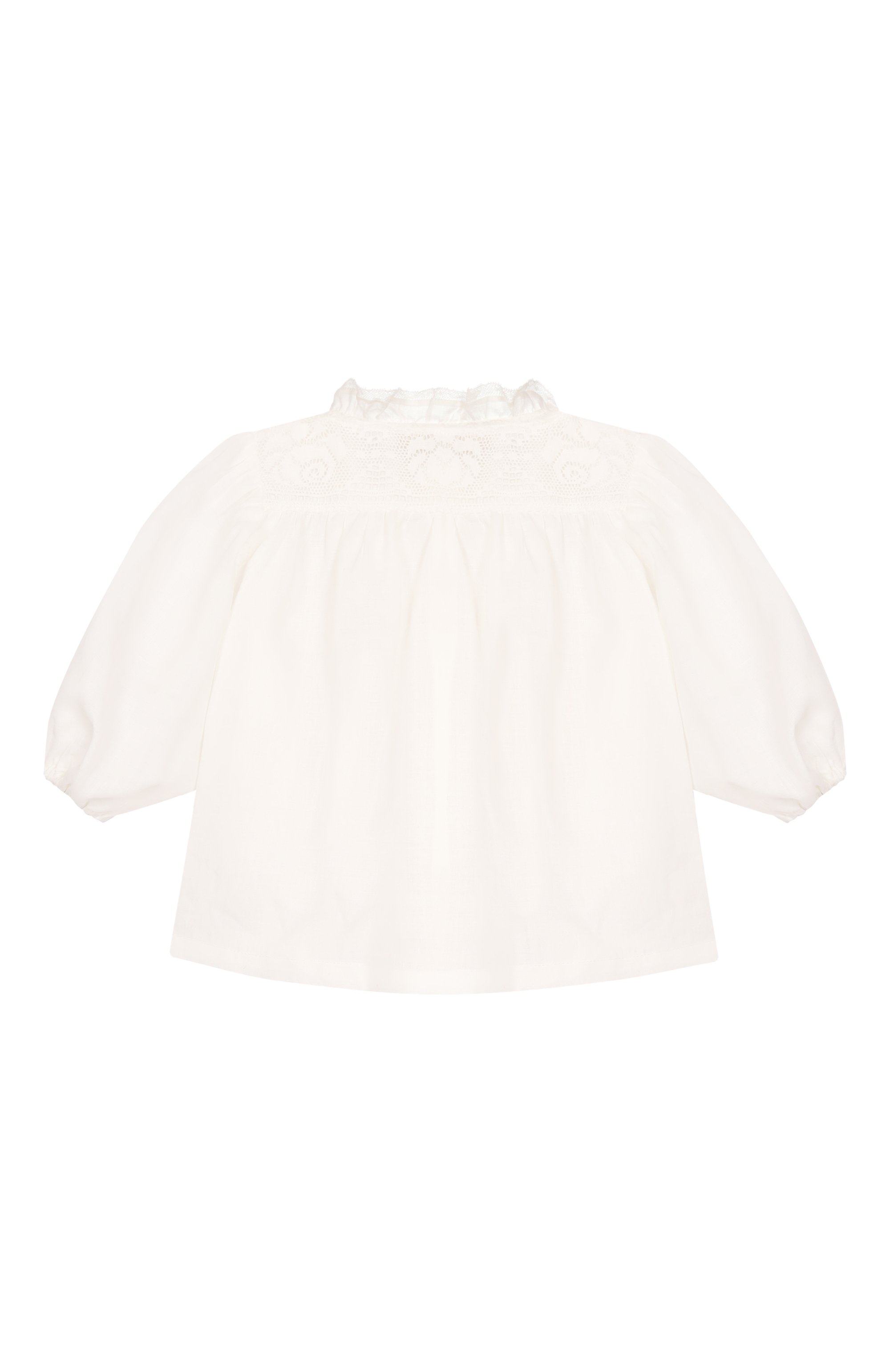 Блузка C`ERA UNA VOLTA молочного цвета по цене 21150 руб., арт. SS26SI03110, фото 2 Блузка C`ERA UNA VOLTA, арт. SS26SI03110, фото 2