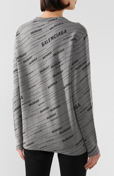 Шерстяной пуловер BALENCIAGA, арт. 583094/T1524, фото 4