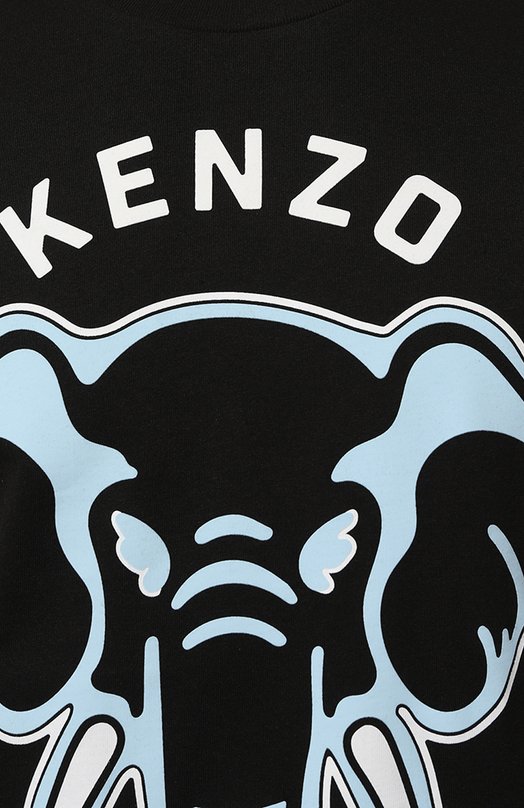 фото Хлопковая футболка kenzo