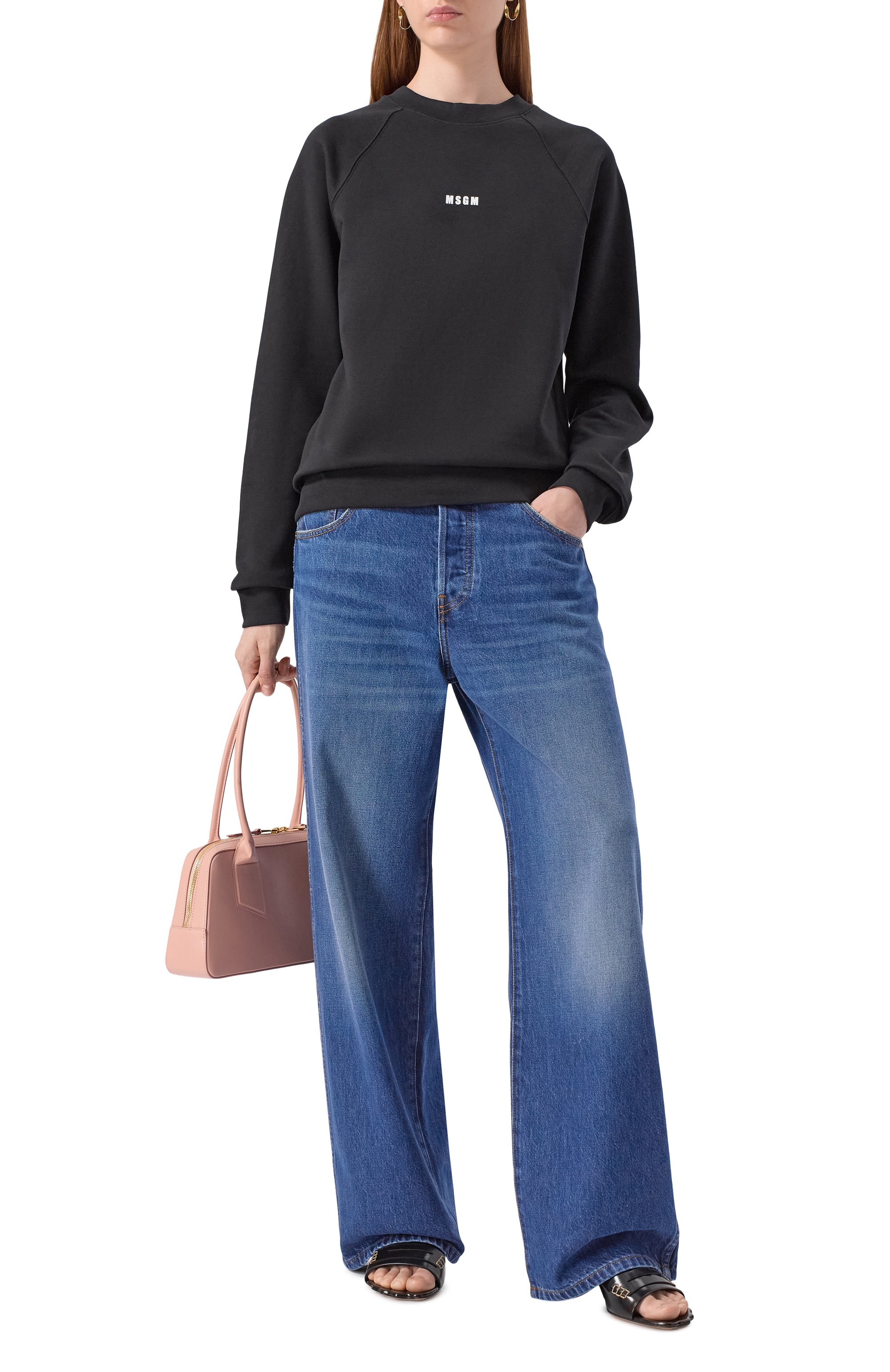 Хлопковый свитшот MSGM, арт. 2000MDM503 200004, фото 2