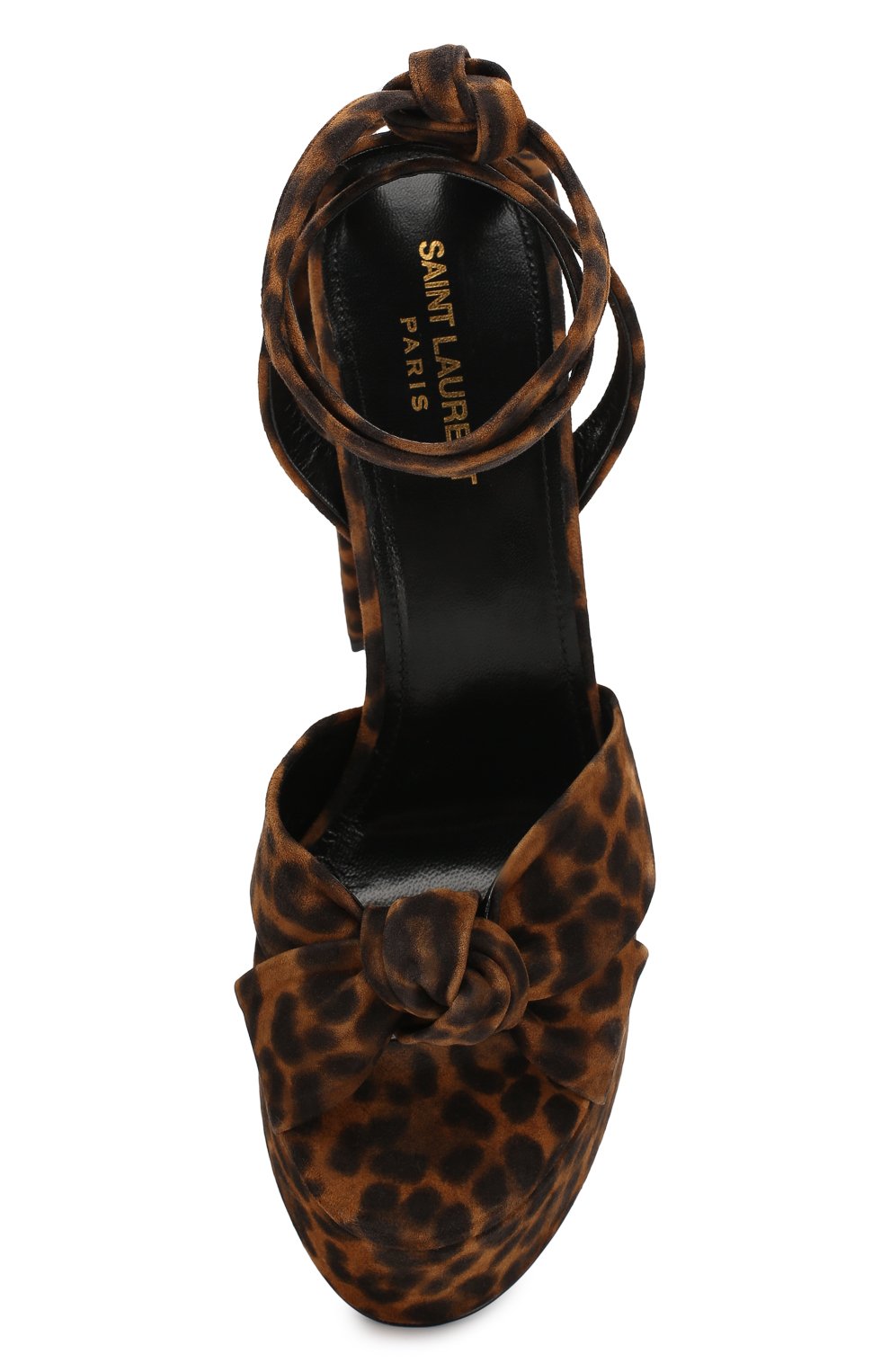 Замшевые босоножки bianca SAINT LAURENT, арт. 606716/1FL00, фото 5