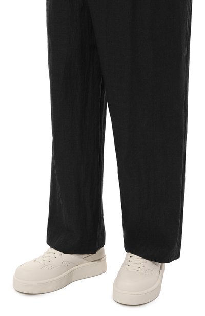 Кожаные кеды JIL SANDER, арт. J33WS0026/P6244, фото 3