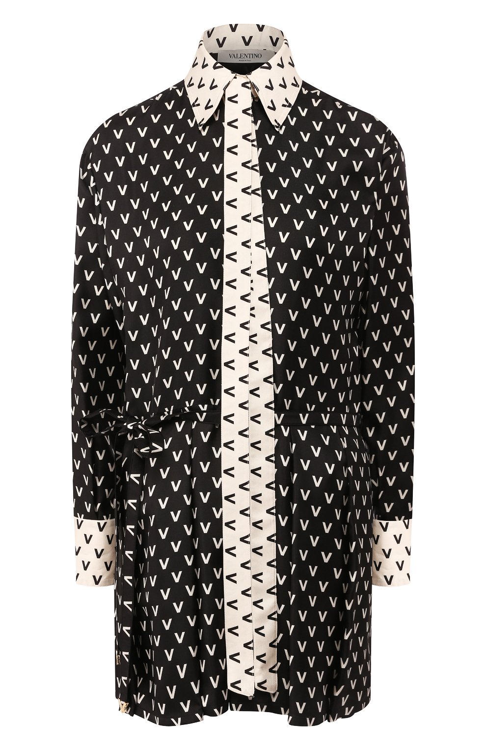 Шелковый комбинезон VALENTINO черного цвета по цене 326000 руб., арт. TB3VE16154K, фото 1 Шелковый комбинезон VALENTINO, арт. TB3VE16154K, фото 1