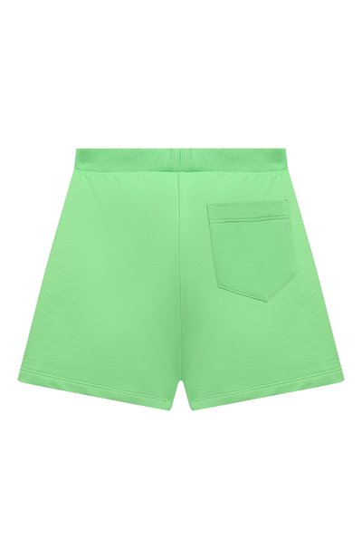 Хлопковые шорты VERSACE зеленого цвета по цене 23800 руб., арт. 1000221/1A00287/4A-6A, фото 2 Хлопковые шорты VERSACE, арт. 1000221/1A00287/4A-6A, фото 2