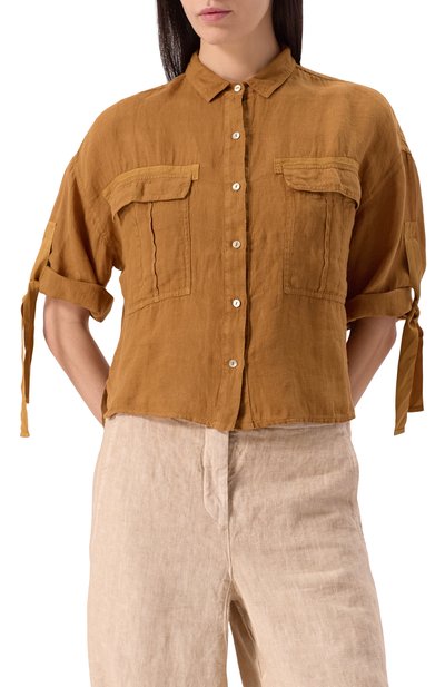 Льняная рубашка 120% LINO, арт. 32ALIW19S5/0000115, фото 3