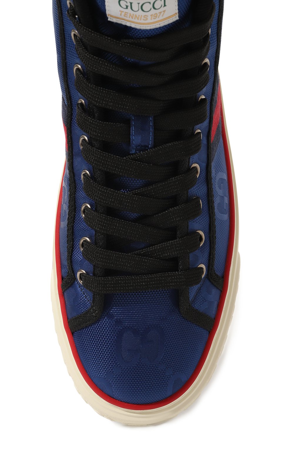 Текстильные кеды gucci tennis 1977 GUCCI, арт. 628717 H9H80, фото 6
