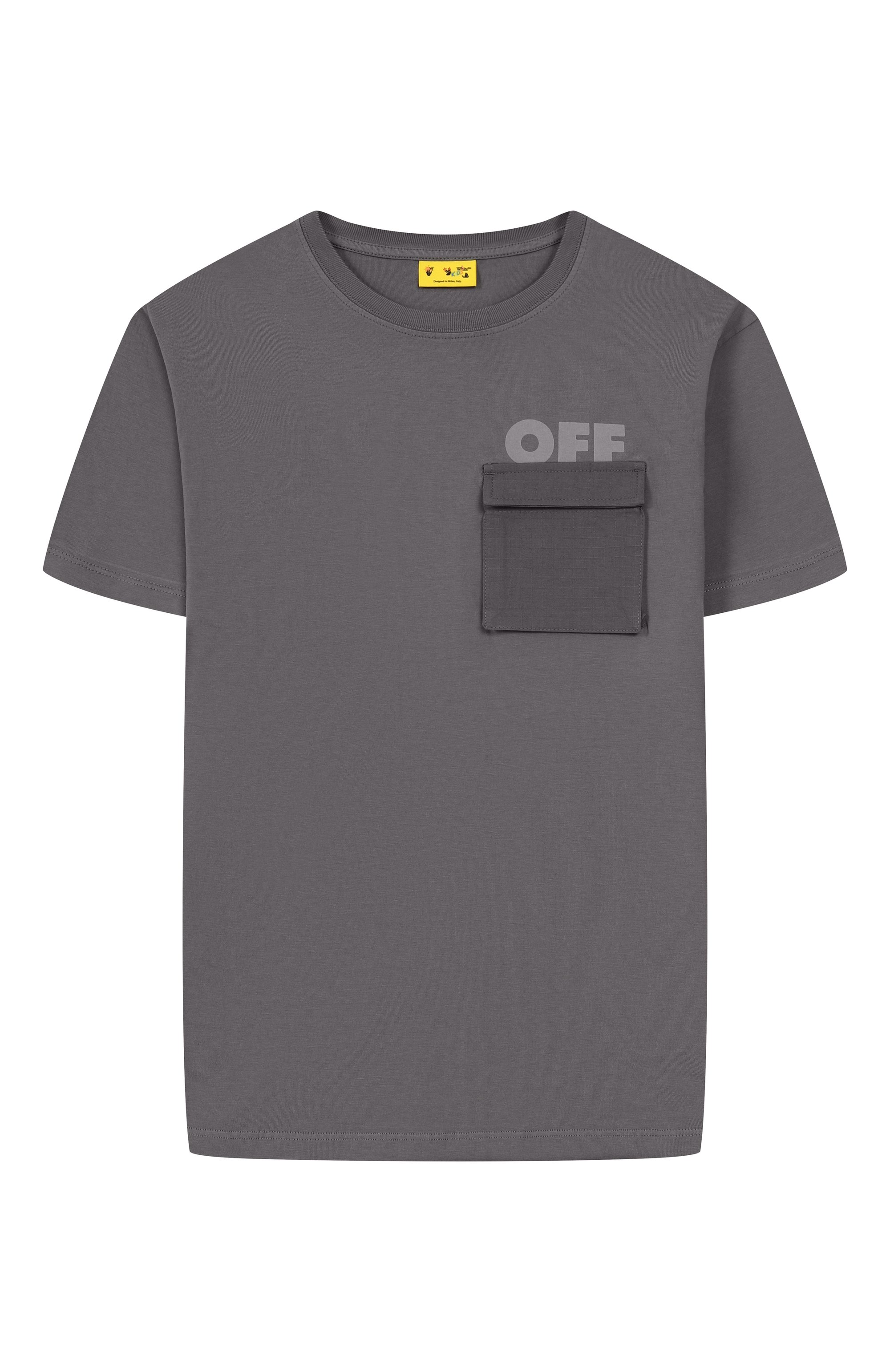 Хлопковая футболка OFF-WHITE, арт. 0BAA016F25JER001/12+, фото 1