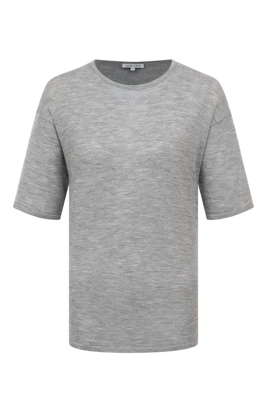 Футболка из шерсти и кашемира Addicted AD2549 Серый AD2549