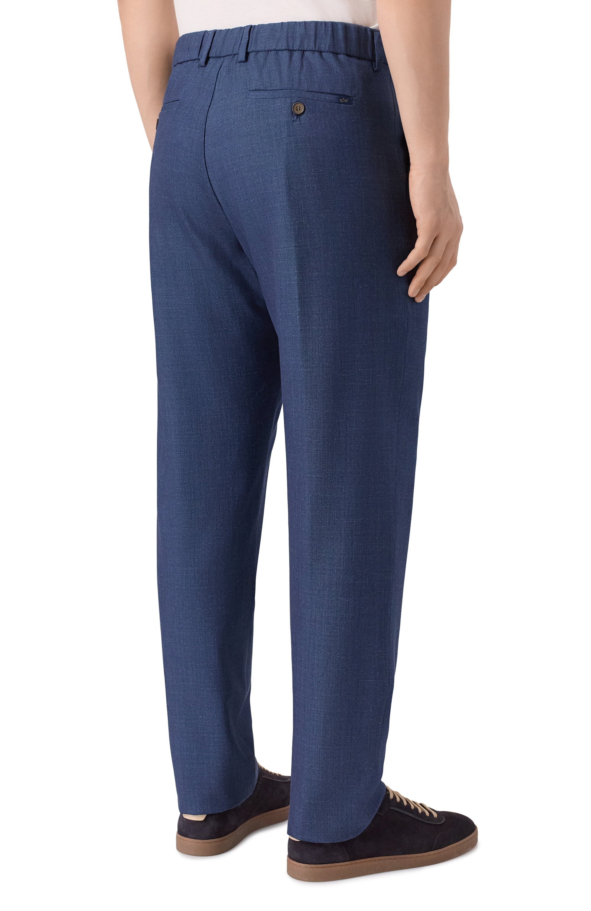 Брюки из шерсти и шелка PAUL&SHARK, арт. 26414073, фото 4