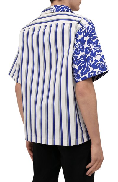 Хлопковая рубашка PRADA, арт. UCS406-1ZTE-F0589-212, фото 4