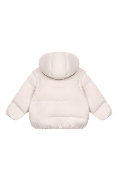 Пуховик EMPORIO ARMANI кремового цвета по цене 35400 руб., арт. EB001513/AF26005, фото 2 Пуховик EMPORIO ARMANI, арт. EB001513/AF26005, фото 2