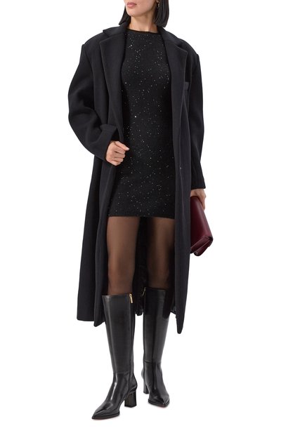 Кожаные сапоги SANTONI черного цвета по цене 162000 руб., арт. WSEG71881PC4HVGB, фото 3 Кожаные сапоги SANTONI, арт. WSEG71881PC4HVGB, фото 3