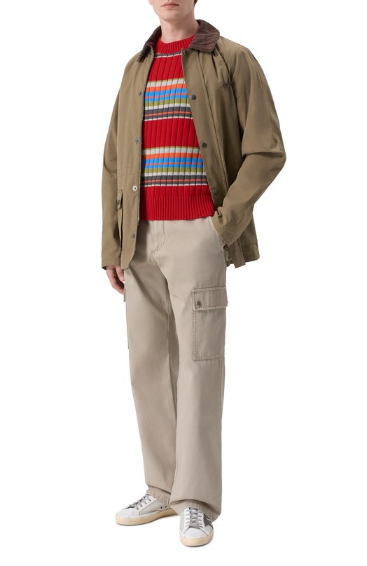 Жилет из хлопка и шерсти Dries Van Noten 021235/3730 Разноцветный  021235/3730 Фото 2