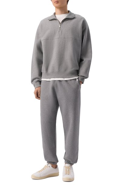 Хлопковые джоггеры JIL SANDER серого цвета по цене 107000 руб., арт. J22KA0384/J20133, фото 2 Хлопковые джоггеры JIL SANDER, арт. J22KA0384/J20133, фото 2