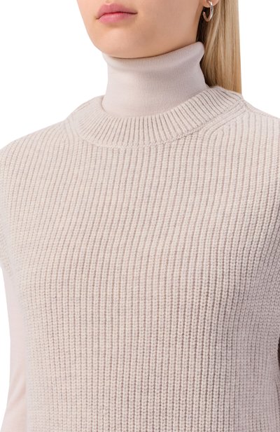 Шерстяной жилет 12 STOREEZ светло-серого цвета по цене 19000 руб., арт. 134406, фото 5 Шерстяной жилет 12 STOREEZ, арт. 134406, фото 5