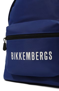 Мужской текстильный рюкзак DIRK BIKKEMBERGS синего цвета, арт. BKZA00022T | Фото 3 (Материал сплава: Проставлено; Ремень/цепочка: На ремешке; Материал: Текстиль; Драгоценные камни: Проставлено; Стили: Кэжуэл; Размер: large)