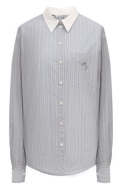 Женская хлопковая рубашка ACNE STUDIOS, арт. FN-WN-BL0U001031